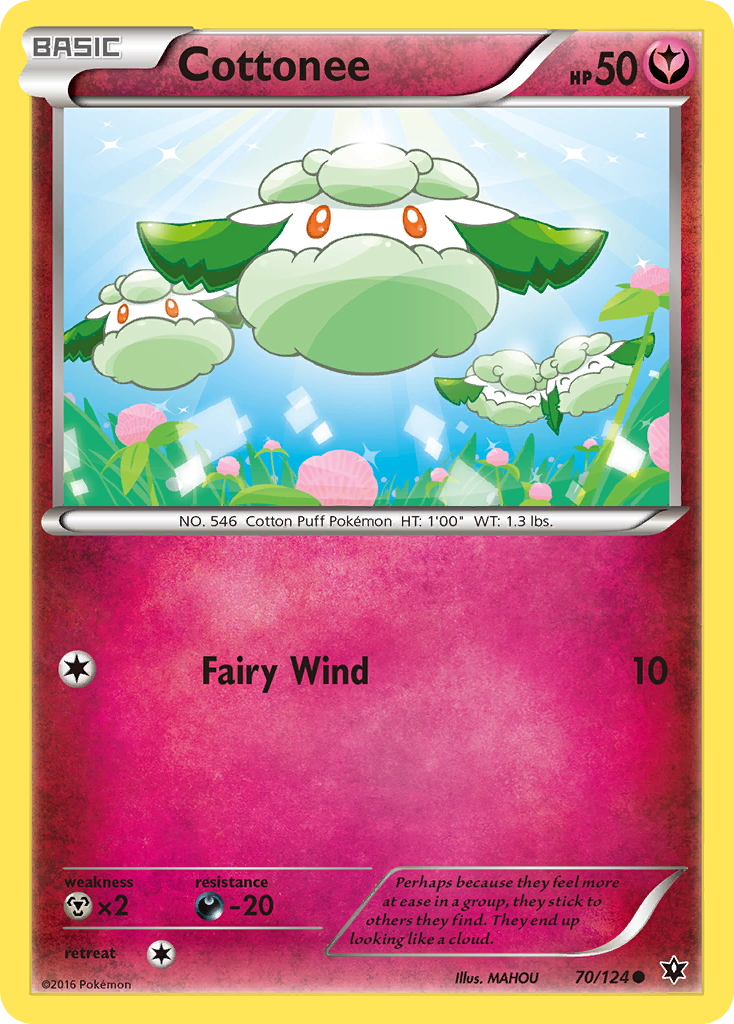 Cottonee (70/124) [XY: Fates Collide] | Good Games Cannington