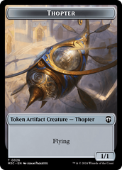 Aetherborn // Thopter Double-Sided Token [Modern Horizons 3 Commander Tokens] | Good Games Cannington