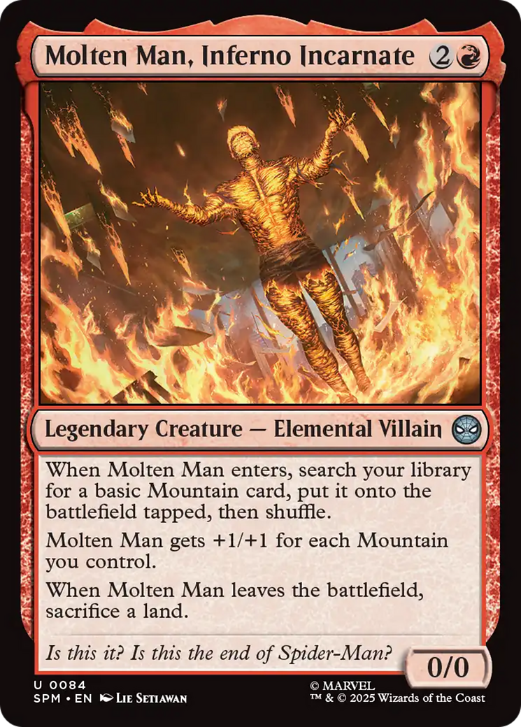 Molten Man, Inferno Incarnate [Marvel's Spider-Man] | Good Games Cannington