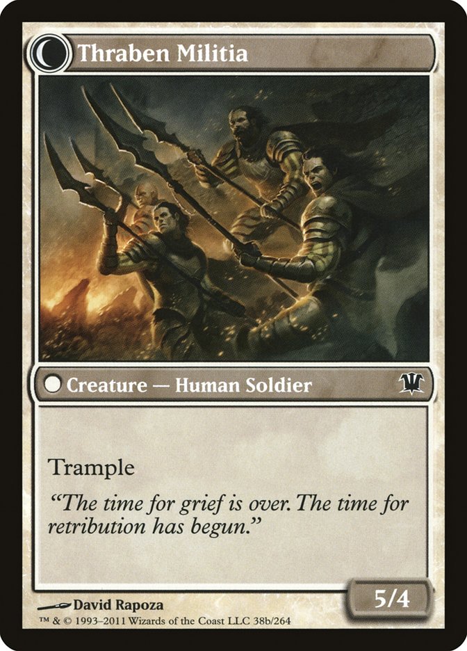 Thraben Sentry // Thraben Militia [Innistrad] | Good Games Cannington