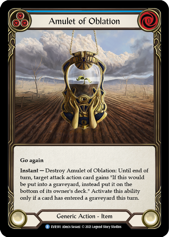 Amulet of Oblation [EVR181] (Everfest)  1st Edition Normal | Good Games Cannington