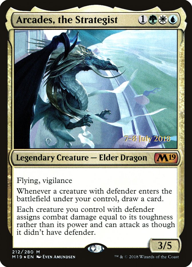 Arcades, the Strategist [Core Set 2019 Prerelease Promos] | Good Games Cannington