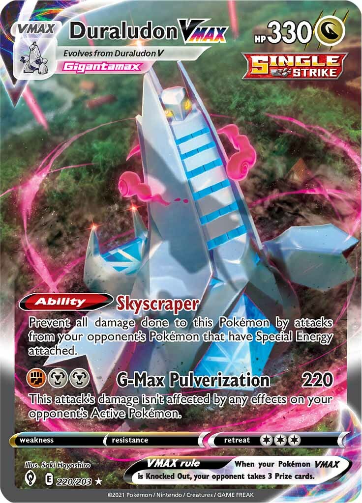 Duraludon VMAX (220/203) [Sword & Shield: Evolving Skies] | Good Games Cannington