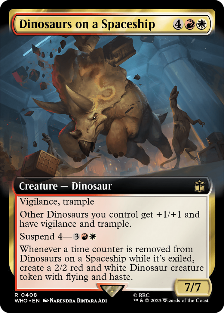 Dinosaurs on a Spaceship (Extended Art) [Doctor Who] | Good Games Cannington