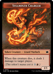 Treasure // Steampath Charger Double-Sided Token [Bloomburrow Tokens] | Good Games Cannington
