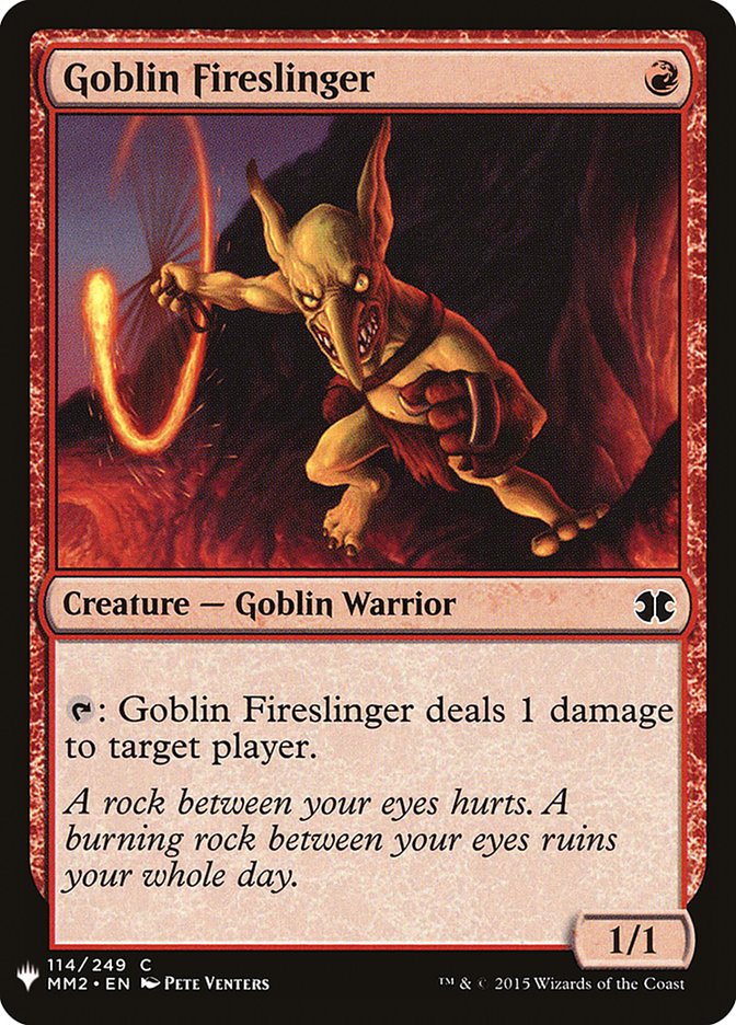 Goblin Fireslinger [Mystery Booster] | Good Games Cannington
