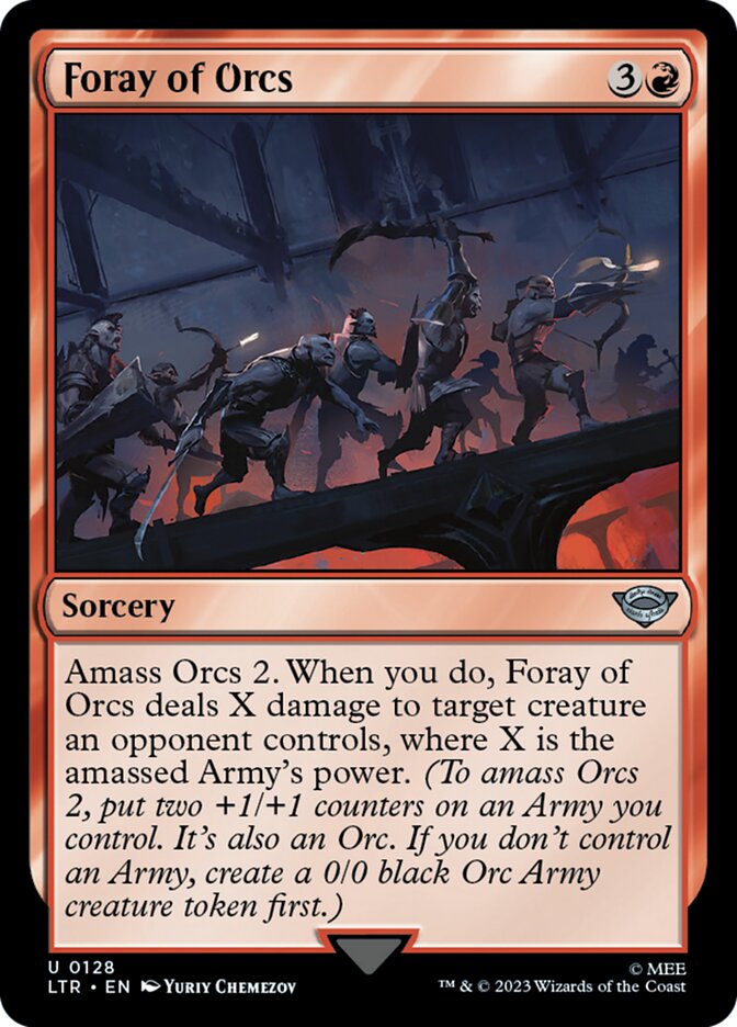 Foray of Orcs 128 (Universes Beyond: The Lord of the Rings: Tales of Middle-earth)  | Good Games Cannington
