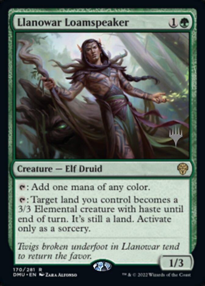 Llanowar Loamspeaker (Promo Pack) [Dominaria United Promos] | Good Games Cannington