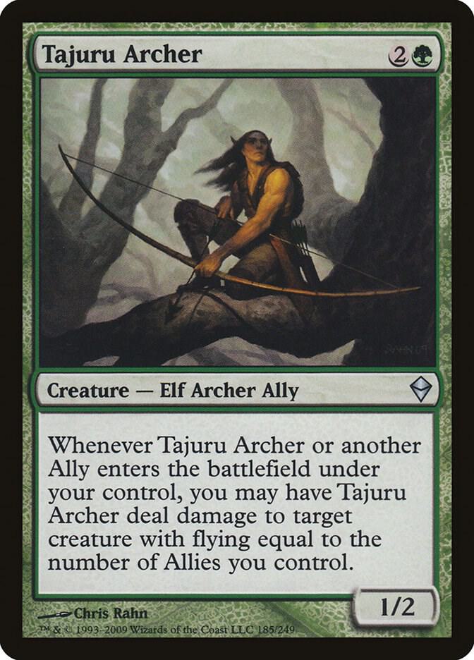 Tajuru Archer 185/249 (Zendikar)  | Good Games Cannington