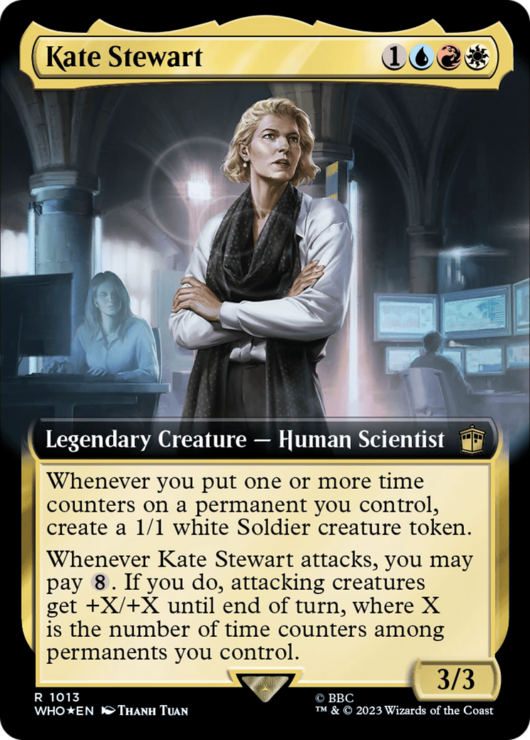 Kate Stewart (Extended Art) (Surge Foil) [Doctor Who] | Good Games Cannington