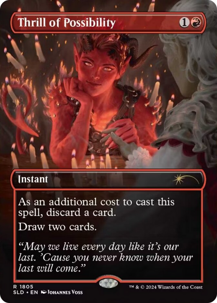 Thrill of Possibility (Rainbow Foil) [Secret Lair Drop Series] | Good Games Cannington