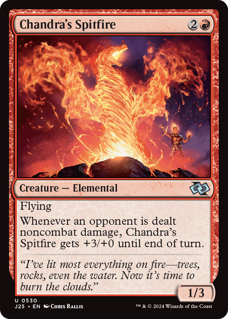 Chandra's Spitfire [Foundations Jumpstart] | Good Games Cannington