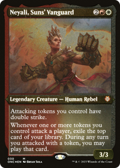 Neyali, Suns' Vanguard (Foil Etched) (Display Commander) [Phyrexia: All Will Be One Commander] | Good Games Cannington