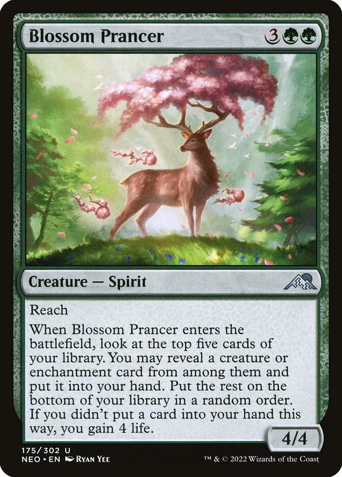 Blossom Prancer 175/302 (Kamigawa: Neon Dynasty)  | Good Games Cannington