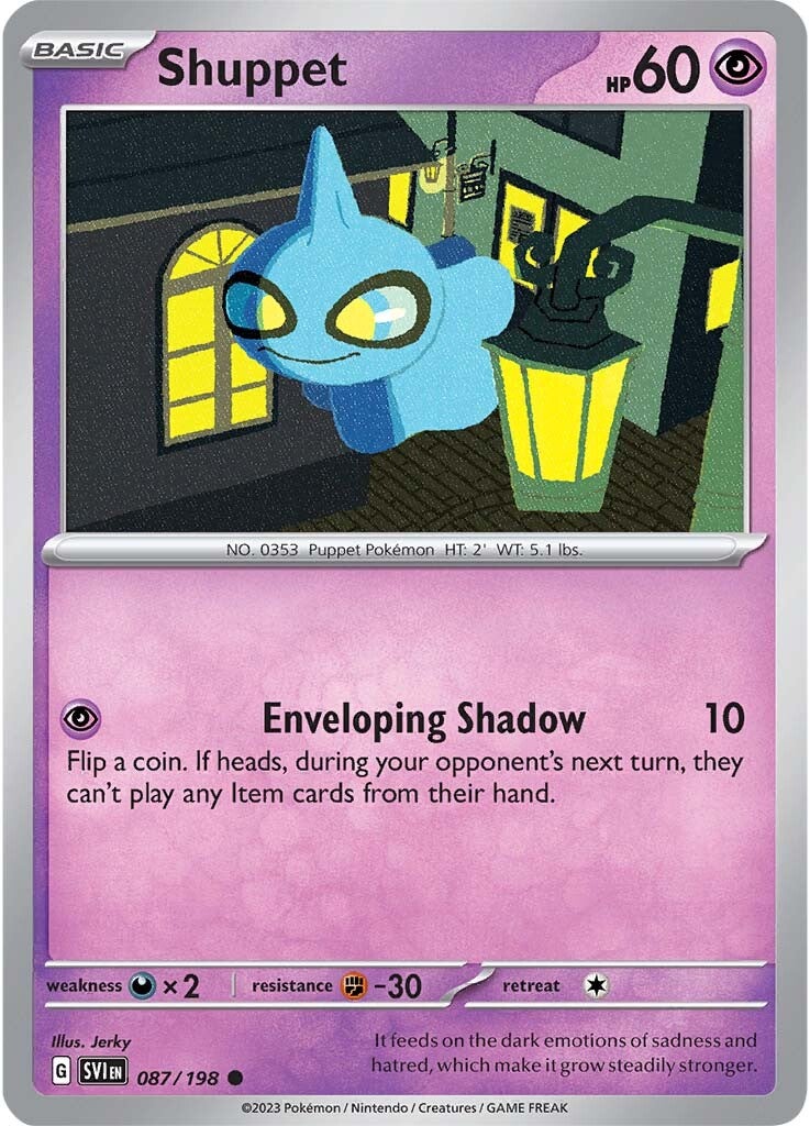 Shuppet (087/198) [Scarlet & Violet: Base Set] | Good Games Cannington