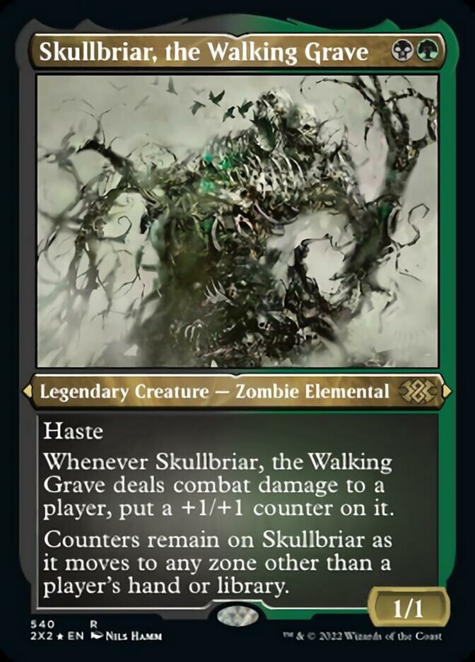 Skullbriar, the Walking Grave (Foil Etched) [Double Masters 2022] | Good Games Cannington