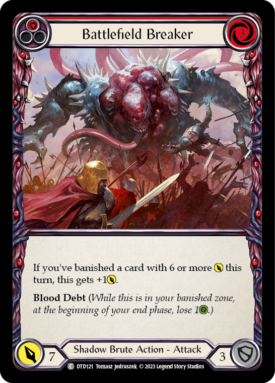 Battlefield Breaker (Red) [DTD121] (Dusk Till Dawn) | Good Games Cannington