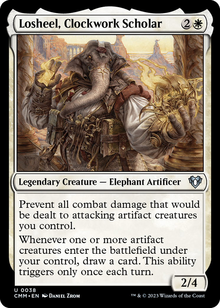 Losheel, Clockwork Scholar [Commander Masters] | Good Games Cannington