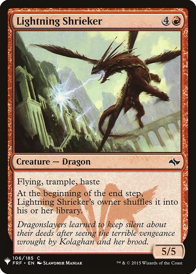 Lightning Shrieker [Mystery Booster] | Good Games Cannington