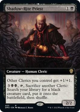 Shadow Rite Priest Extended Art 403 (Dominaria United)  | Good Games Cannington