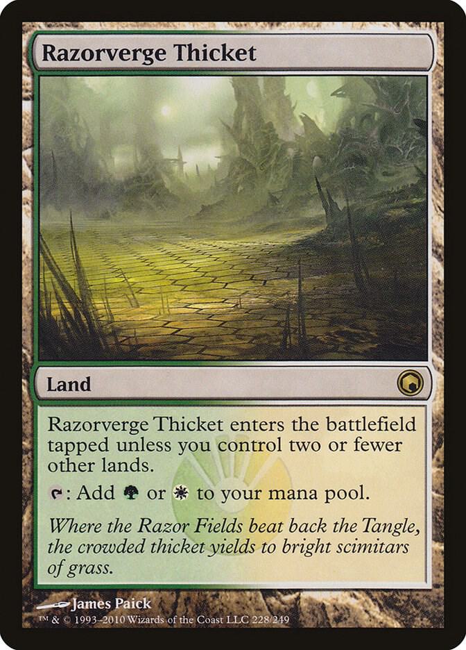 Razorverge Thicket 228 (Scars of Mirrodin)  | Good Games Cannington