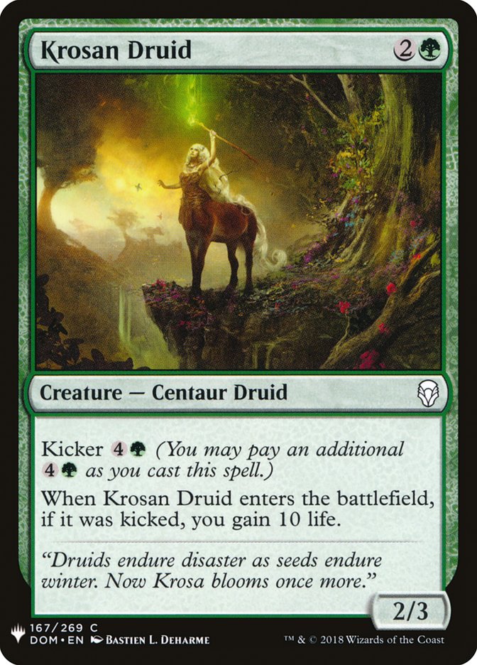 Krosan Druid [Mystery Booster] | Good Games Cannington