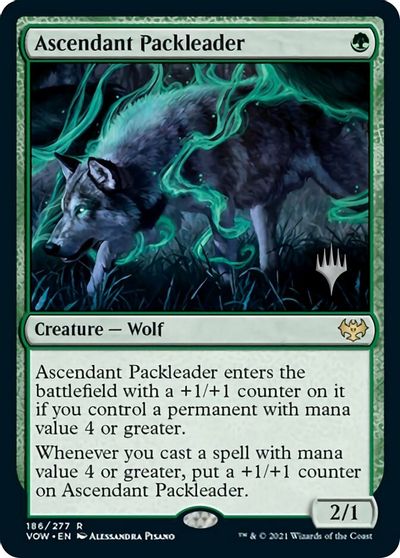 Ascendant Packleader (Promo Pack) [Innistrad: Crimson Vow Promos] | Good Games Cannington