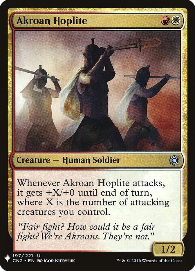 Akroan Hoplite [Mystery Booster] | Good Games Cannington