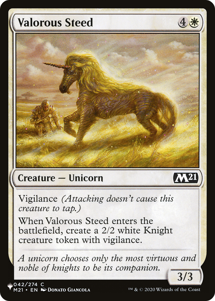 Valorous Steed [The List] | Good Games Cannington