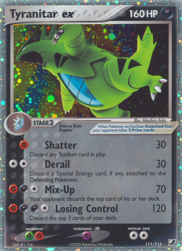 Tyranitar ex (111/115) [EX: Unseen Forces] | Good Games Cannington