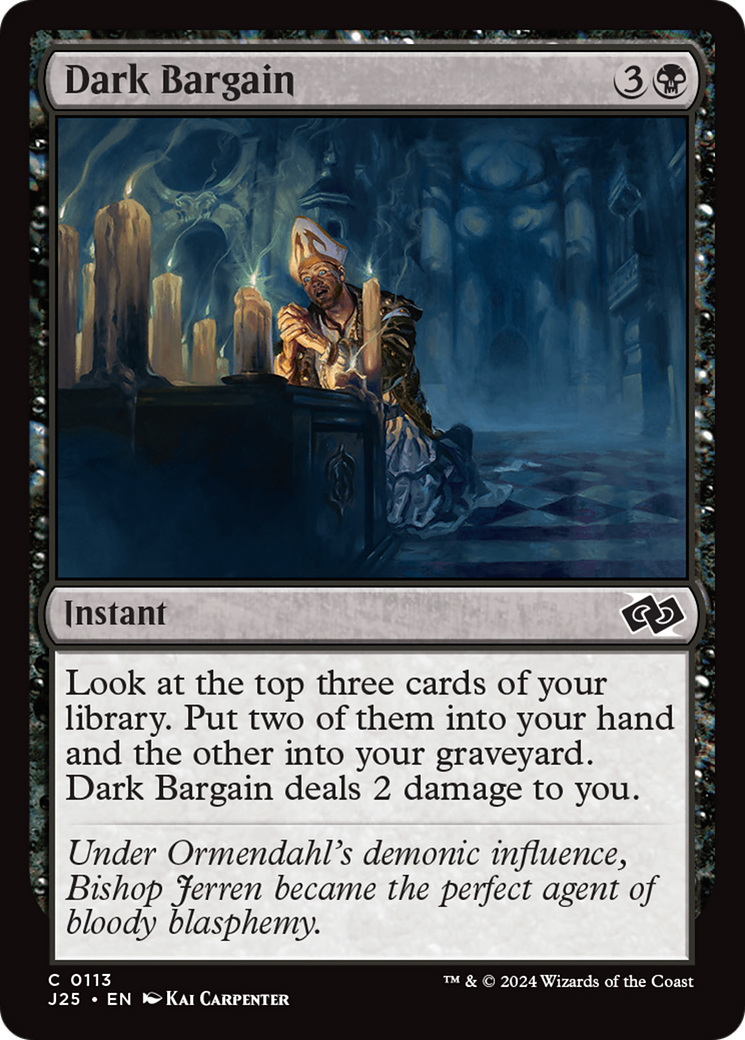 Dark Bargain [Foundations Jumpstart] | Good Games Cannington