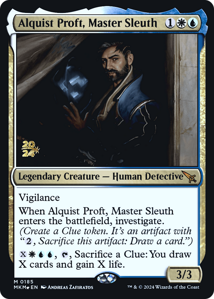 Alquist Proft, Master Sleuth [Murders at Karlov Manor Prerelease Promos] | Good Games Cannington