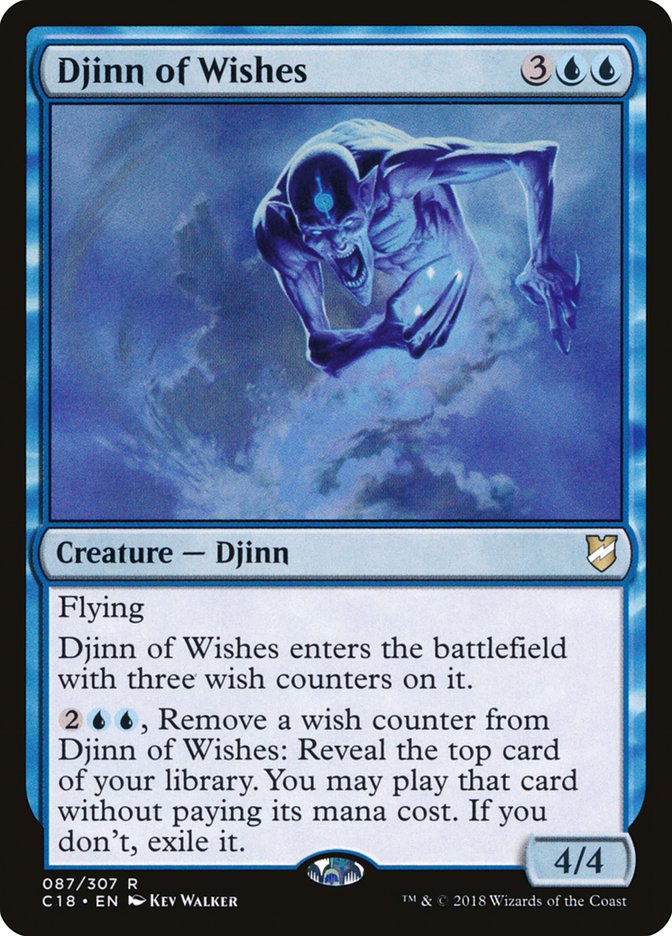 Djinn of Wishes 87 (Commander 2018)  | Good Games Cannington