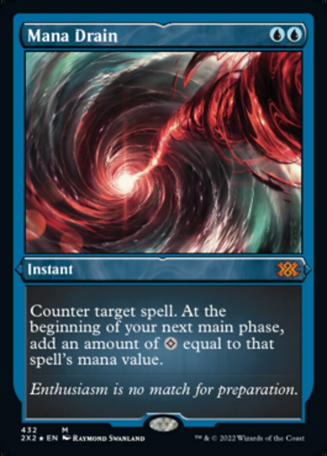 Mana Drain (Foil Etched) [Double Masters 2022] | Good Games Cannington