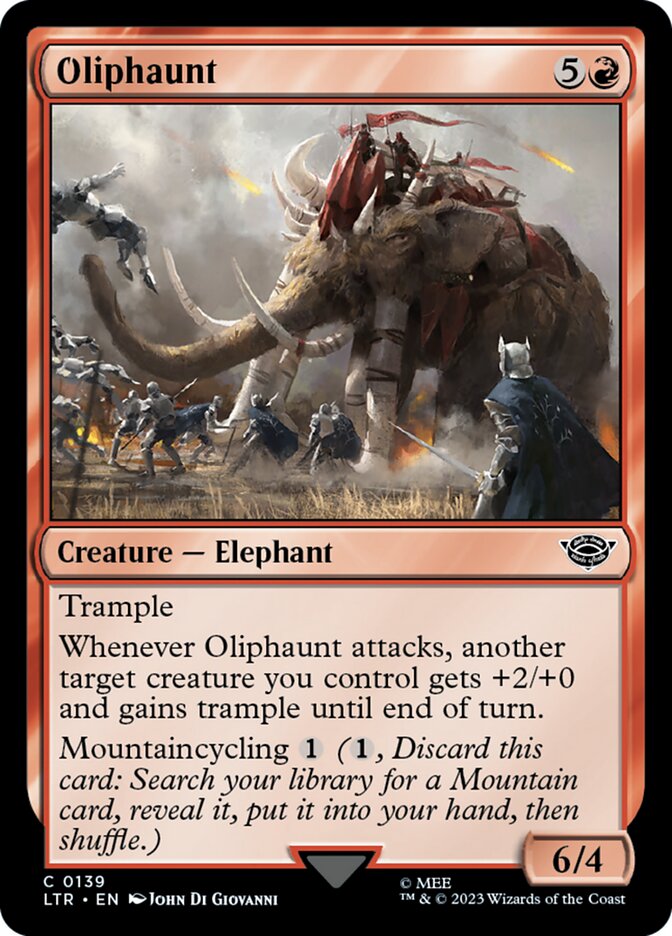 Oliphaunt 139/281 (Universes Beyond: The Lord of the Rings: Tales of Middle-earth)  - Foil | Good Games Cannington