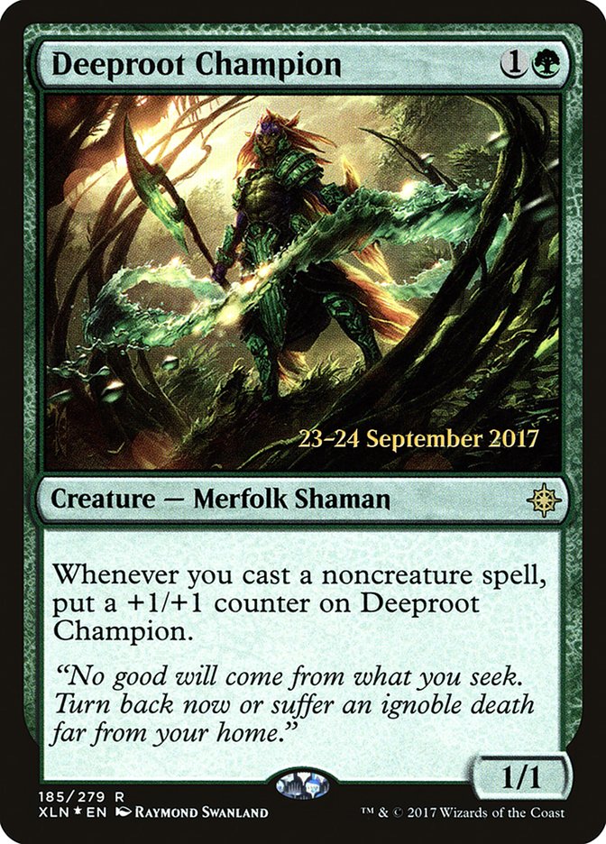 Deeproot Champion [Ixalan Prerelease Promos] | Good Games Cannington