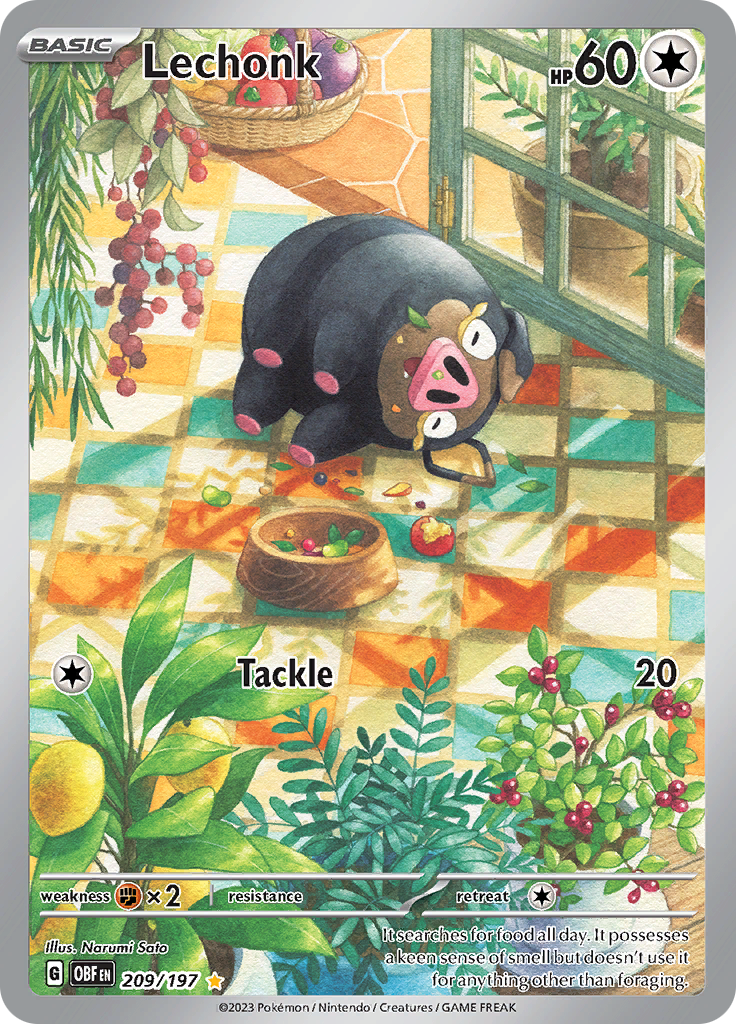 Lechonk (209/197) [Scarlet & Violet: Obsidian Flames] | Good Games Cannington