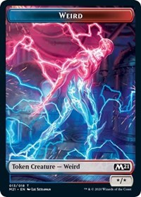 Weird // Zombie Double-Sided Token [Core Set 2021 Tokens] | Good Games Cannington