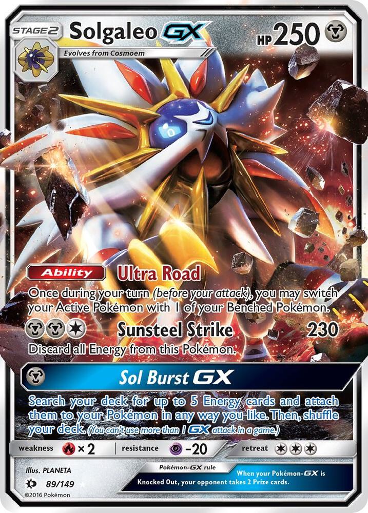 Solgaleo GX 89/149 (SM Base Set)  - Holofoil | Good Games Cannington