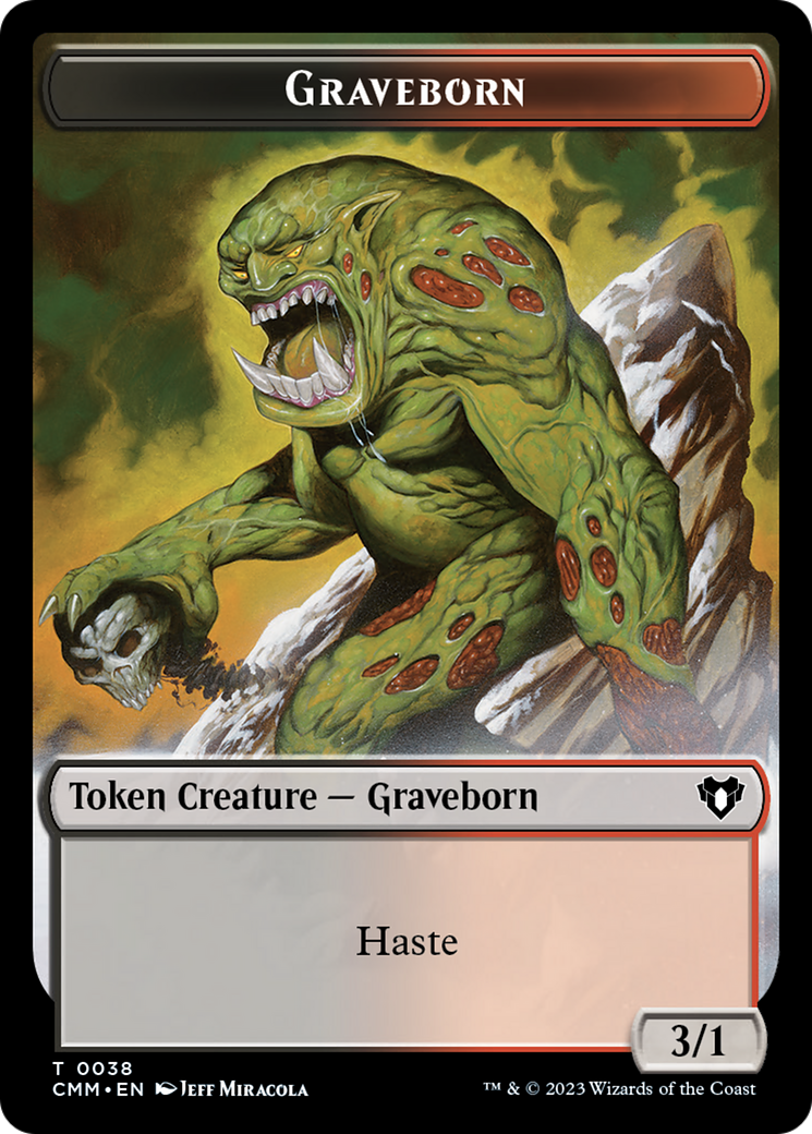 Thopter // Graveborn Double-Sided Token [Commander Masters Tokens] | Good Games Cannington