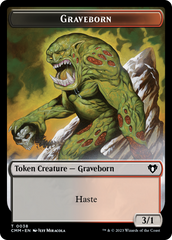 Thopter // Graveborn Double-Sided Token [Commander Masters Tokens] | Good Games Cannington