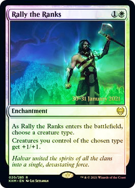Rally the Ranks [Kaldheim Prerelease Promos] | Good Games Cannington
