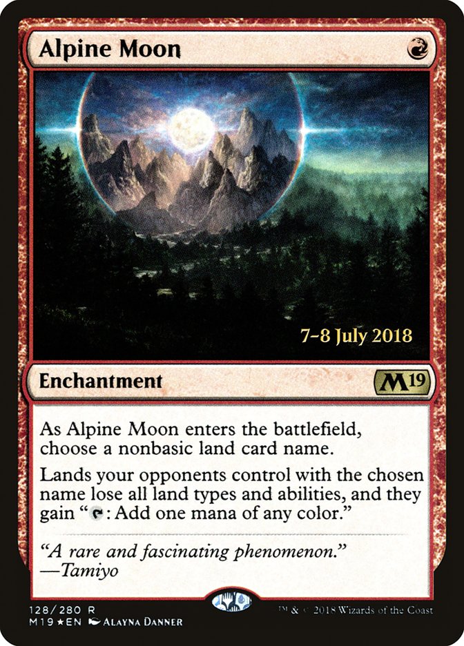 Alpine Moon [Core Set 2019 Prerelease Promos] | Good Games Cannington
