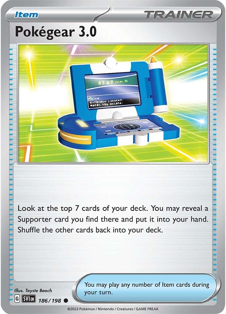 Pokegear 3.0 (186/198) [Scarlet & Violet: Base Set] | Good Games Cannington