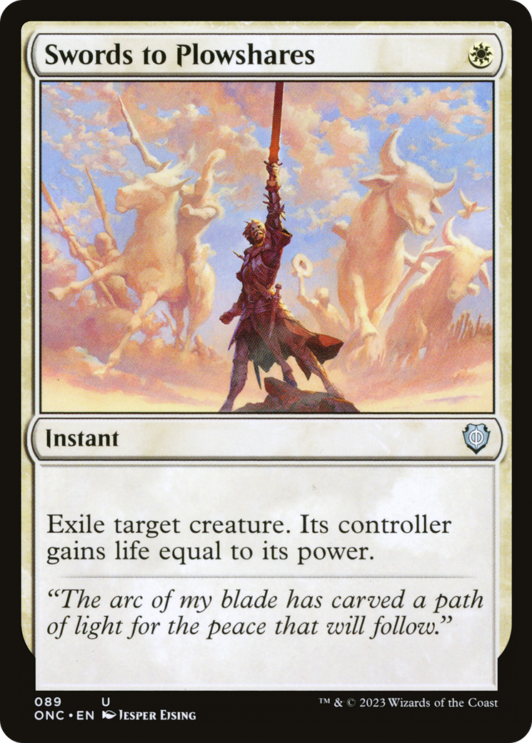 Swords to Plowshares [Phyrexia: All Will Be One Commander] | Good Games Cannington