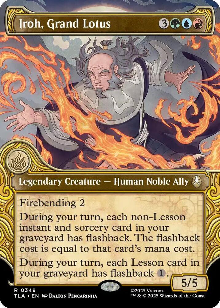 Iroh Grand Lotus Showcase 349 (Avatar: The Last Airbender)  - Foil | Good Games Cannington