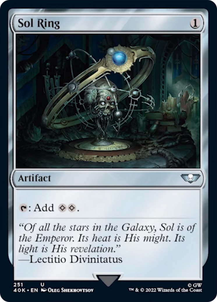Sol Ring (251) (Surge Foil) [Warhammer 40,000] | Good Games Cannington