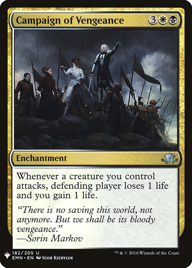 Campaign of Vengeance [Mystery Booster] | Good Games Cannington