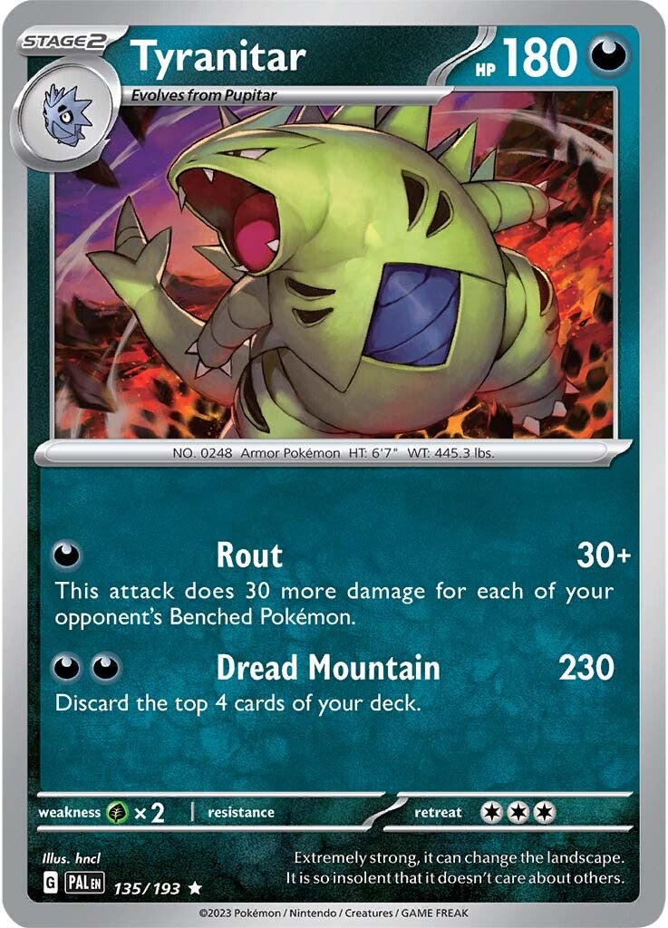 Tyranitar (135/193) [Scarlet & Violet: Paldea Evolved] | Good Games Cannington