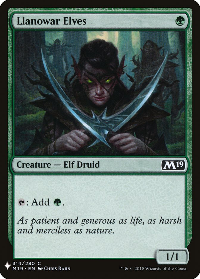 Llanowar Elves [Mystery Booster] | Good Games Cannington